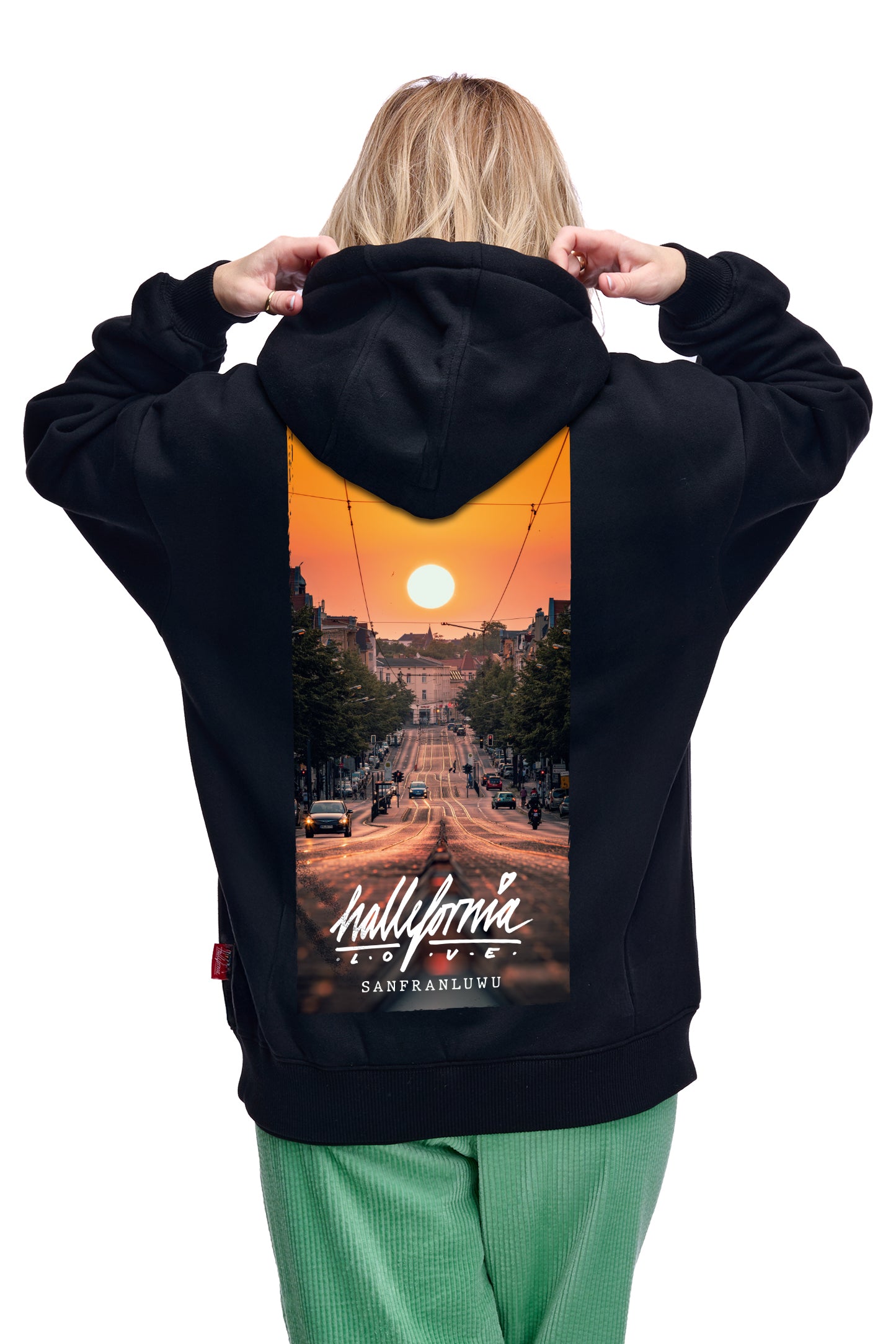 Hallefornia Love Hoody „SanFranLu-wu“ Black (Limited)
