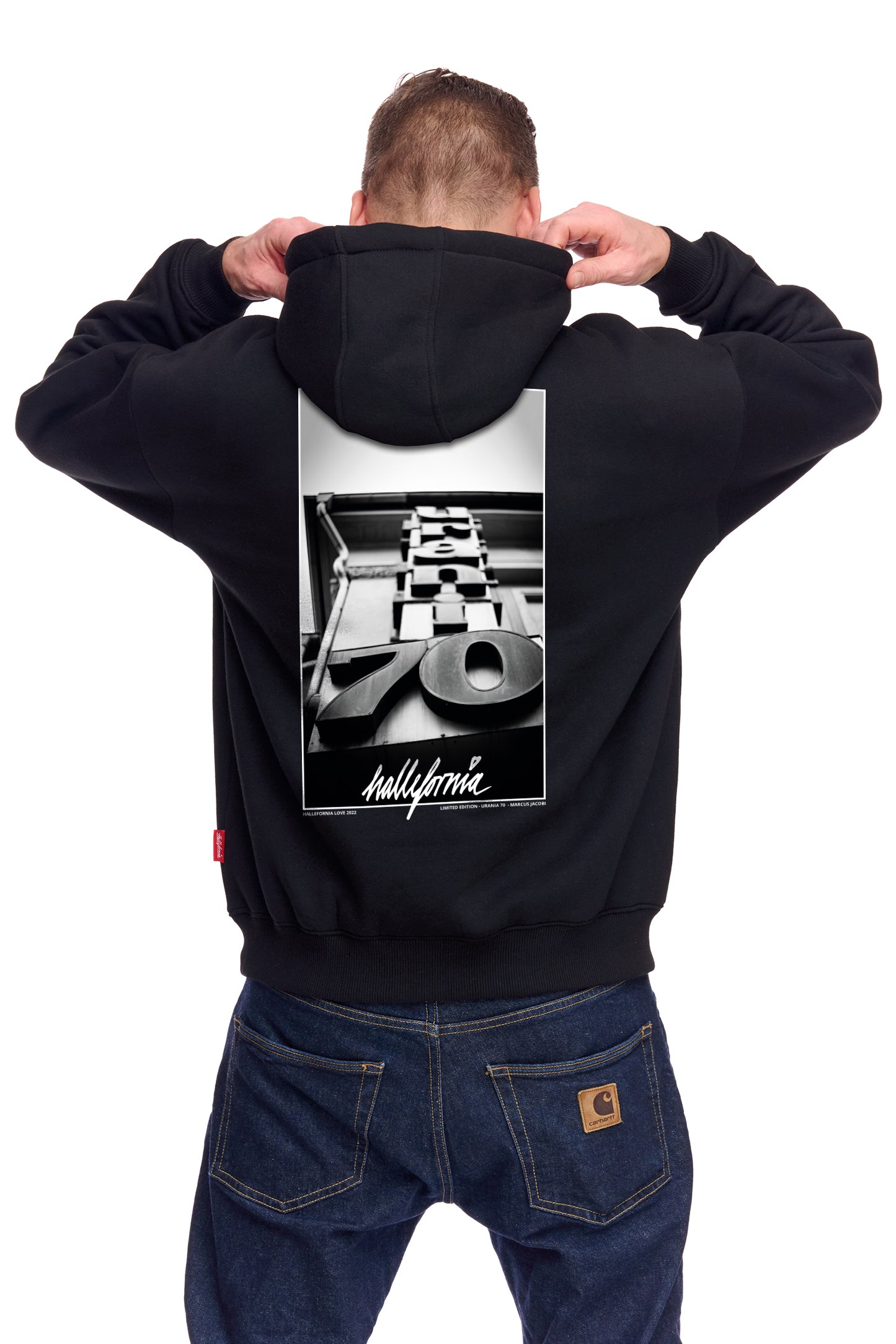 Hallefornia Love. Hoody Urania70 Black (Limited)