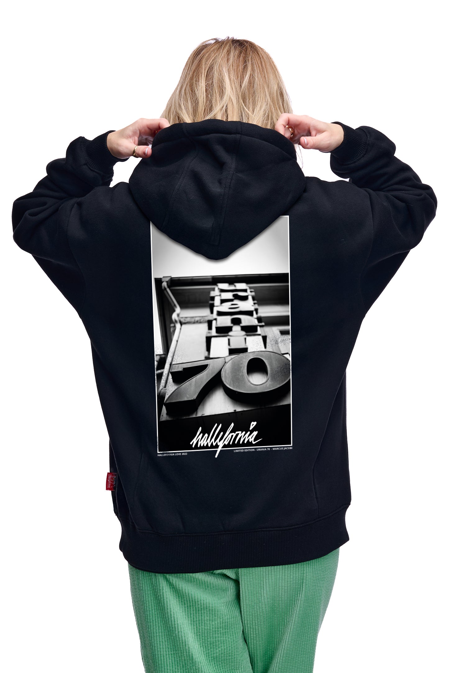 Hallefornia Love. Hoody Urania70 Black (Limited)