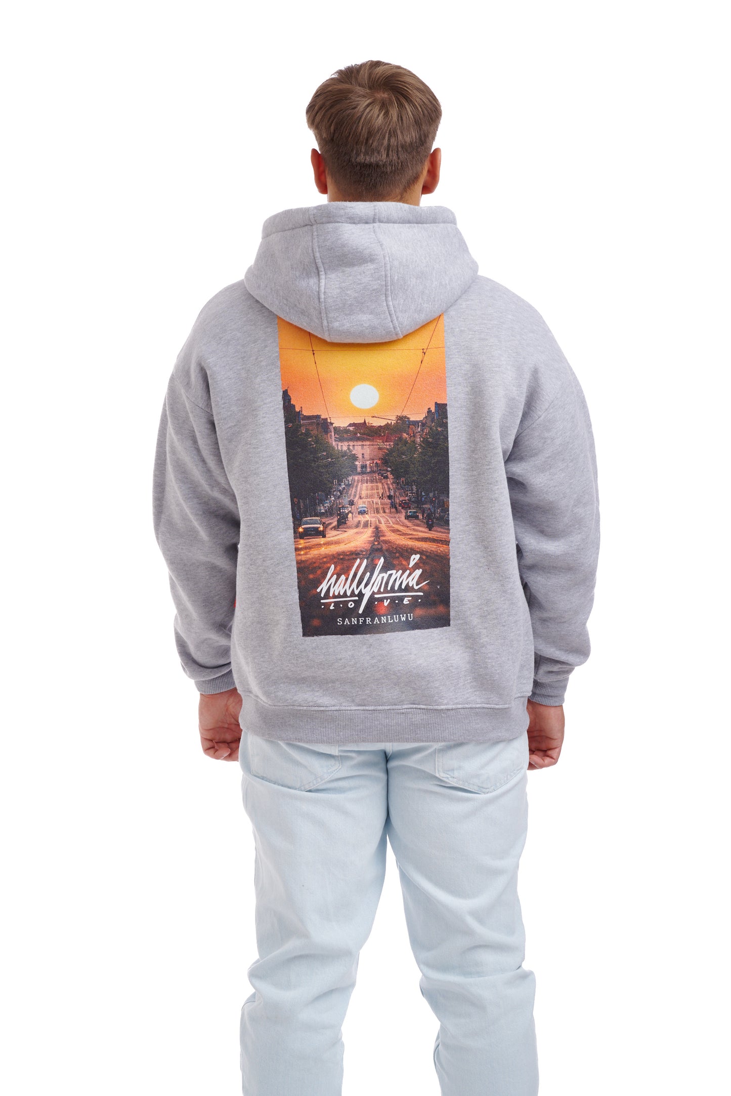 Hallefornia Love Hoody „SanFranLu-wu“ Grey (Limited)