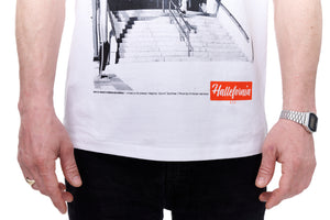 born & raised in Hallefornia Limited T-Shirt White
