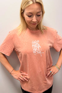 "Hallefornia Girls“ Shirt Dyed Rose