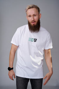 born & raised in Hallefornia Limited T-Shirt Klub7 White