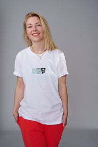 born & raised in Hallefornia Limited T-Shirt Klub7 White
