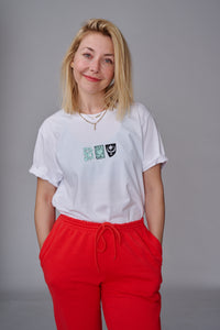 born & raised in Hallefornia Limited T-Shirt Klub7 White